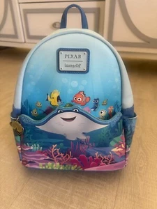 Pixar Finding Nemo Mr. Ray Loungefly Mini Backpack - Picture 1 of 11
