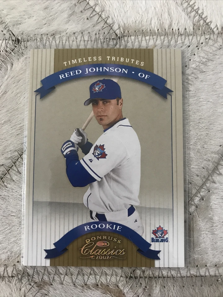 2002 (BLUE JAYS) Donruss Classics Timeless Tributes #110 Reed Johnson RC  10/100 - Image 1 of 2