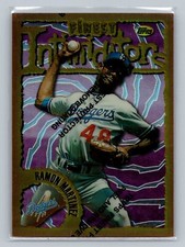 1996 Topps Finest Intimidators Bronze Refractor Ramon Martinez #71 LA Dodgers