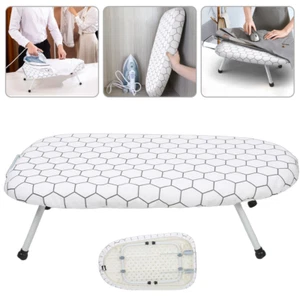 Tabletop Ironing Board 80 x 30cm Foldable Small Lightweight Compact Space Saving - Picture 1 of 11