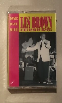Dance Date With Les Brown Cassette Tape 1990 SEALED - Image 1 of 2