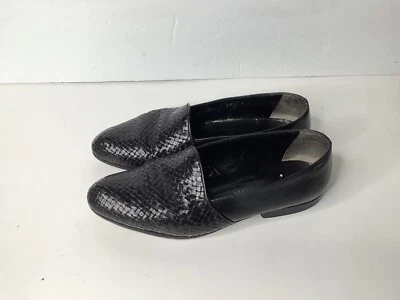 Stephane Kelian leather vintage woven loafers 9 - Image 1 of 4