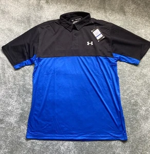 Under Armour XL Slim Size Polo Shirt Golf Lightweight Breathable HeatGear - Picture 1 of 7