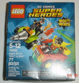 LEGO 76062 Mighty Micros:  Robin VS Bane ~ New/Sealed/Retired