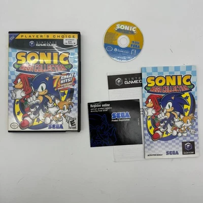 Sonic Mega Collection Nintendo GameCube 2002 Sega Complete CIB! - Image 1 of 4