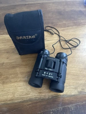 BARSKA Black 8x21 383FT/1000YDS Binoculars - Image 1 of 4