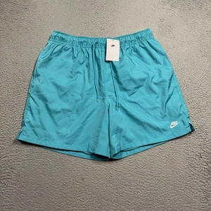 Nike Sportswear Woven Flow Essential Shorts Men Large Teal Mesh Lined FN3307 - Picture 1 of 9
