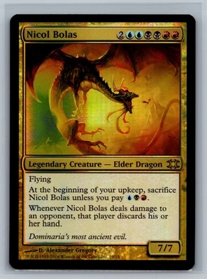Magic The Gathering From the Vault: Dragons Nicol Bolas #10/15 Foil MTG TCG CCG - Image 1 of 2