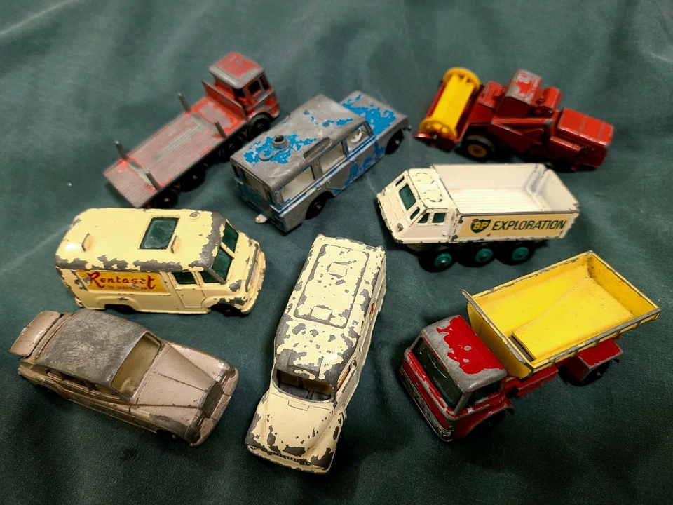 8 Lesney 1-75 [1963-1970],1:64 diecast models.Made in England.Matchbox. - image 1 of 3