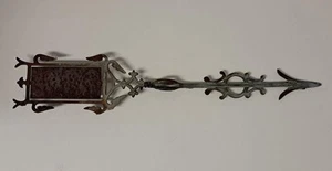 Antigua veleta de hierro fundido pararrayos flecha direccional con aleta trasera de estaño 23" - Imagen 1 de 11