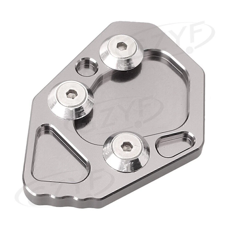 For BMW K1200S K1200R K1300S/R CNC Side Kickstand Foot Stand Extension Plate Pad - Image 1 of 1
