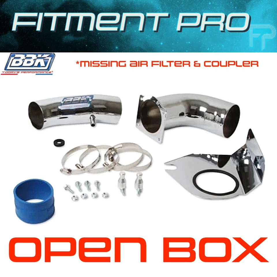 Kit de admisión de aire frío con acabado cromado BBK 1712 para Ford Mustang y Cobra 1994-95 5,0 L Foto 1 de 4