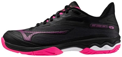 *NUEVO EN CAJA* ZAPATILLAS DE TENIS PARA MUJER MIZUNO WAVE EXCEDER TOUR 5 AC (TET NEGRO/ROSA) TALLA 7 Foto 1 de 4