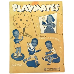 Playmates 1940 - Hal Kemp and The Smoothies - Partituras vintage - Imagen 1 de 3