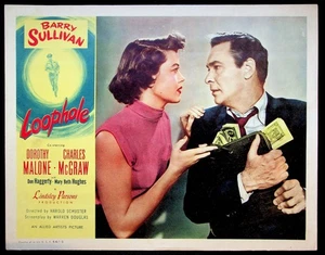 Loophole (1954) Original 11x14 Lobby Card | Barry Sullivan Dorothy Malone - Picture 1 of 2