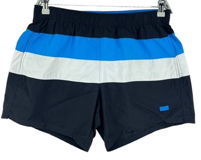 HUGO BOSS Hombre Casual Negro/Azul Bañador Talla L - Imagen 1 de 4