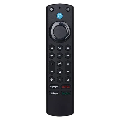 For Amazon Alexa Firestick Voice Remote Pro w/ Disney+/HULU/Netflix/Prime Black - Image 1 of 4