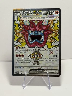 Hearthflame Mask Ogerpon ex 192/167 Twilight Masquerade Pokemon Card - Image 1 of 2
