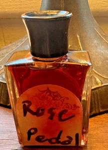 Olfactory Corp. Rosenblüten ätherisches Öl Vintage 1/2 Oz unbenutzt verblasstes Etikett - Bild 1 von 4