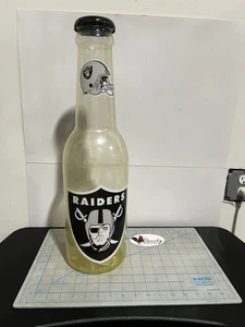 NFL Vintage Raiders plastic Bottle bank 21” - Picture 1 of 9