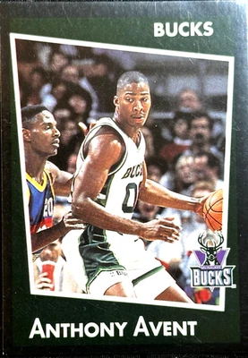 1993 Panini Anthony Avent #122 Milwaukee Bucks - Image 1 of 2