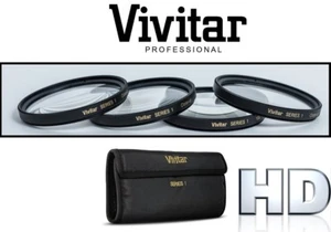 Kit de primer plano Vivitar Hi Def 4 piezas 46 mm (+1 +2 +4 +10) juego de lentes macro - Imagen 1 de 9