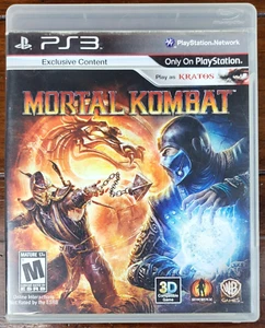 Mortal Kombat PS3 (PlayStation 3, 2011) Case and Manual Only *NO GAME* - Picture 1 of 5