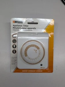 2-Outlet 24-Hour Mechanical Timer With Night Light Sensor  - Picture 1 of 8