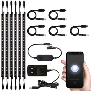 6�� 12 Inch Voice Control Smart LED Safe Lighting Kit, Dimmable, Linkable - Picture 1 of 14
