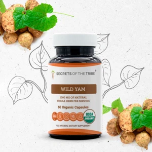 Secrets Of The Tribe Wild Yam Capsules, 500 mg - Picture 1 of 27