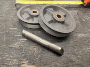 Aluminum Masthead Sheaves w/ pin and cap, 3.75" ODx0.73"Wx9/16 Line, NICE - NEW! - Bild 1 von 14