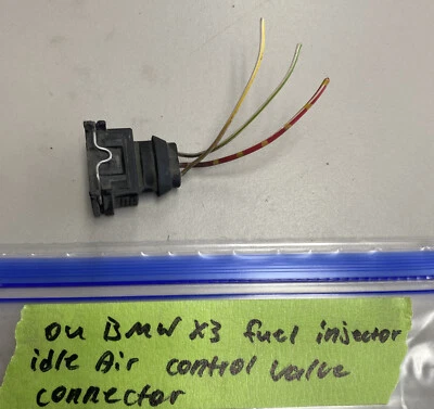 Válvula de controle de ar ocioso injeção de combustível conector de válvula IAC para 2004 BMW x3 325i - Imagem 1 de 3