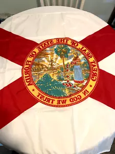 FLORIDA STAATSFLAGGE VOLLE GRÖSSE 57" X 36" PERMA-NYL HERGESTELLT IN DEN USA - Bild 1 von 6