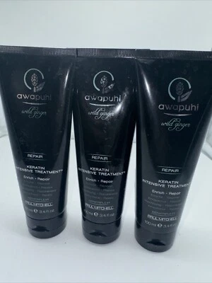 Paul Mitchell Awapuhi Wild Ginger Keratin Intensive Treatment 3.4oz **Pack of 3* - Image 1 of 2