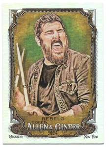 2024 Topps Allen & Ginter GEORGE REBELO Silver Portrait -DRUMMER- #267 - Picture 1 of 1