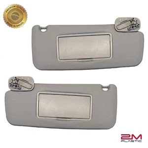Sun Visor For Chevy SILVERADO Both Sides Left & Right Gray 2015-2019 OE Quality - Picture 1 of 4
