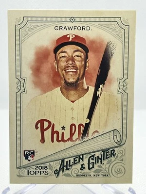 J.P. CRAWFORD RC 2018 Topps Allen & Ginter #127 Rookie - Image 1 of 2