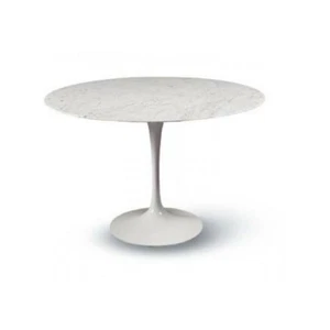 Tisch-Tavolo tulip Eero Saarinen rotondo Diam CM 120 Marmo Carrara-table - Imagen 1 de 9