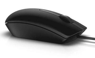 NEW Dell MS116 Optical Black USB Scroll Wheel Mouse 09NK2 DV0RH C4JKP - Image 1 of 2