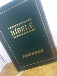 Latvian Bible 1996 Green Hardcover - Imagen 1 de 11