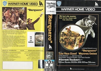 Lee Van Cleef Western on PAL VHS BARQUERO w/Lee Van Cleef & Warren Oates - Image 1 of 2