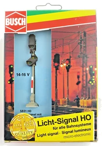BUSCH 5831 Licht-Signal Blocksignal mit Vorsignal H0 1:87 OVP - Bild 1 von 1