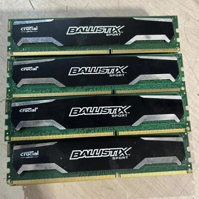 X9 BALLISTIX SPORT BLS8G3D1609DS1S00 8GB DDR3 1600 PC3-12800 MEMORY RAM - Image 1 of 3
