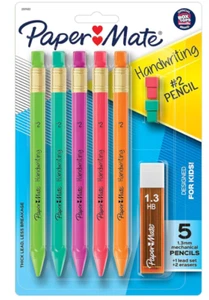 4 PACK ** Paper Mate Handwriting Triangular Mechanical Pencil Set - Picture 1 of 1
