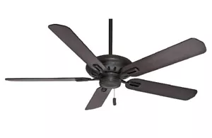 HUNTER CASABLANCA Holliston 60" Indoor Ceiling Fan - Model 59532 Cocoa No Blades - Picture 1 of 14