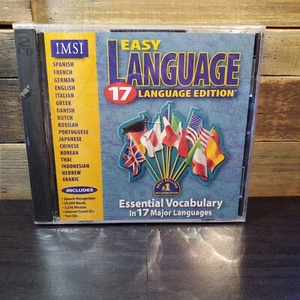 Easy Language CD-ROM 17 Language Edition Win Mac Vintage 1996 New Sealed - Picture 1 of 2