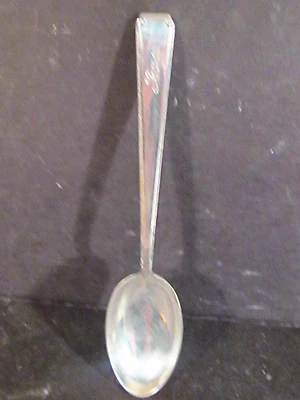 Toalla Esterlina CUCHARA JUVENIL ENCAJE ANTIGUO 5 1/2" Monograma Ann  Foto 1 de 2