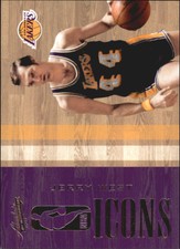 2009-10 Absolute Retail NBA Icons Lakers Basketball Card #1 Jerry West