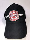 Fire Dept Baseball Cap/Hat Black
