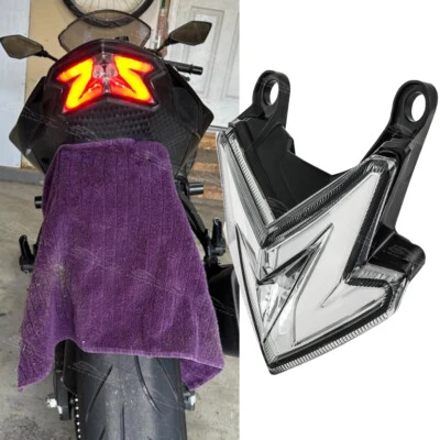 Smoke LED Turn Signal Brake Tail Light For KAWASAKI NINJA ZX6R 636 2013-2016 - Image 1 of 4